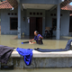 Flooding in Central Java, Indonesia on March 17, 2022.